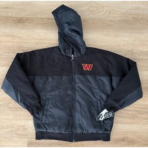 NWT Women's G-III 4Her Washington Commanders Hooded Jacket - Small - Black